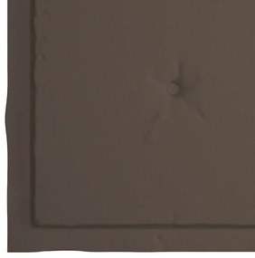 Almofadões p/ cadeiras jardim 4 pcs oxford cinza-acastanhado