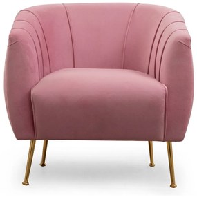 **** Cadeira Wing Istiridye – Rosa Acinzentado – 85x85x80 cm

**