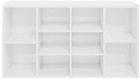 Sapateira 103x30x54,5 cm contraplacado branco brilhante