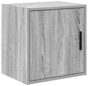 Armários de garagem 2 pcs derivados de madeira cinzento sonoma