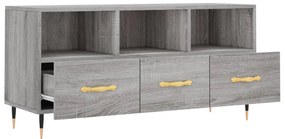 Móvel de TV 102x36x50 cm derivados de madeira cinzento sonoma