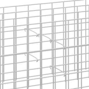 Ganchos para gabiões 50 pcs aço galvanizado 50 cm