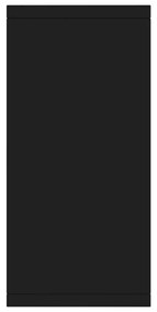 Aparador 88x30x65 cm contraplacado preto