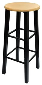 Conjunto de jantar com mesa madeira bronze e aço preto