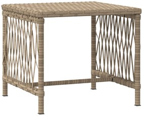 Conjunto de Espreguiçadeiras Conjunto de 3 Bege e Creme