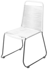 Tuinstoel Antea 57 x 61 x 90 cm Corda Branco