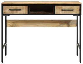 Mesa 100x50x75 cm Madeira Maciça Rough Mango