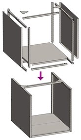 Suporte para lenha aço laminado a frio verde azeitona