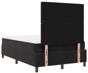 Cama Box com Colchão &amp; LED preto 120x200 cm em Veludo