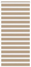 vidaXL Cortina de zebra 100x200 cm largura do tecido 95,9 cm poliéster