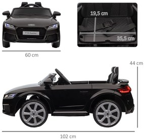 Carro Elétrico Audi TT para Crianças acima de 3 Anos com Controlo Remo