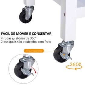 Carrinho de Cozinha Kiran - Design Moderno