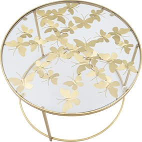 MESA DE CENTRO Ø 60X40,5 CM DOURADO