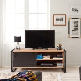 Conjunto de Mobiliário de Sala de Estar Cosmo – Pinho Atlântico e Pret
