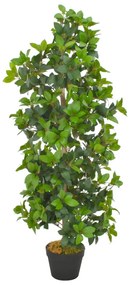 Planta loureiro artificial com vaso 120 cm verde