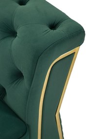 SOFÁ EMY VERDE COM ALMOFADAS 162X83X76 CM