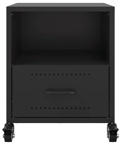 Mesa de cabeceira 36x39x43,5 cm aço preto
