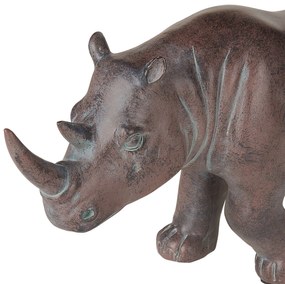 Figura decorativa castanha escura 17 cm GORKHA Beliani