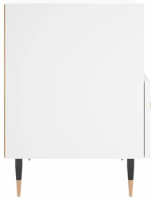 Mesa de cabeceira 40x35x47,5 cm derivados de madeira branco