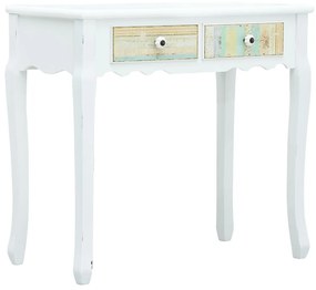 vidaXL Mesa consola 80x40x74 cm madeira branco