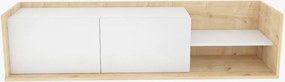Móvel TV Krog – Carvalho e Branco – 160x35x36,8 cm