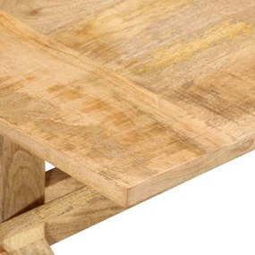 Mesa de centro 110x52x40 cm madeira de mangueira maciça