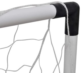 Conjunto de mini balizas de futebol para criança 2 pcs 91,5x48x61 cm