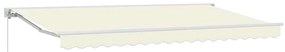 Toldo Retrátil Manual Creme 400x200 cm