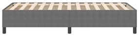 Estrutura de Cama vidaXL Cinzento-claro 90x200 cm Tecido de Corduroy