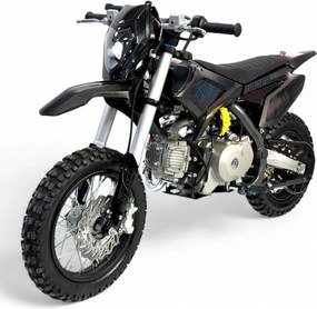 MINI MOTO Crianças MINICROSS Gasolina 70CC 10/10" APOLLO THUNDER AUTO Preta