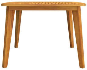Mesa de jardim 110x110x75 cm madeira de acácia maciça