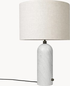 Candeeiro de mesa grande e regulável com base em mármore Gravity, vários tamanhos