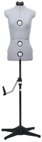 Manequim feminino ajustável tamanho S 33-40 cinzento