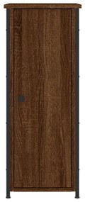 Mesa cabeceira 32x42x80 cm derivados madeira carvalho castanho