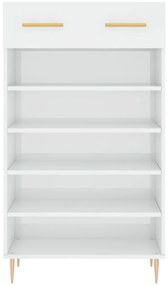 Sapateira 60x35x105 cm derivados de madeira branco brilhante