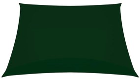 Para-sol vela tecido oxford quadrado 2,5x2,5m verde-escuro