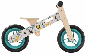 Bicicleta de equilíbrio para crianças com estampa azul