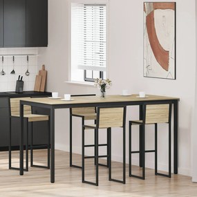 vidaXL Mesas de jantar Madeira processada