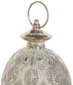 Lanterna decorativa em metal dourado 34 cm AMORGOS Beliani