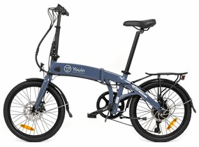 Bicicleta Elétrica Youin BK1300 YOU-RIDE-BARCELONA 250 W 25 km/h Cinzento Azul 20"