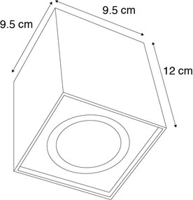 Foco branco orientável - QUADRO 1 up Design,Moderno