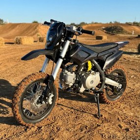 MINI MOTO Crianças MINICROSS Gasolina 70CC 10/10" APOLLO THUNDER AUTO Preta