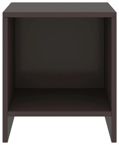 Mesas de cabeceira 2pcs 35x30x40cm pinho maciço castanho-escuro