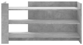 Mesa de centro 100x50x50cm derivados de madeira cinza cimento