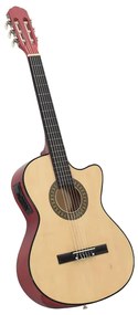 12 pcs conjunto de guitarra com equalizador e 6 cordas