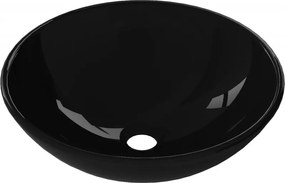 Mexen Mira lavatório de vidro sobre bancada 42 x 42 cm, preto - 24124270