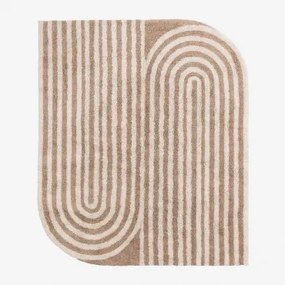 Alfombra Irregular 160x245 Cm Em Algodão Yasmiin Cores Naturais - Sklum