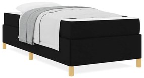 Cama Box Outros Preto e Branco 90 x 190 cm tecido