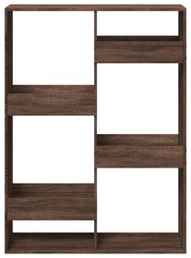 Estante 100x33x135 cm derivados de madeira carvalho castanho