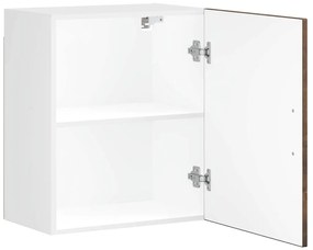 Armários parede cozinha 2 pcs Porto madeira de carvalho fumado